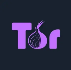 Logo of The Tor Project with onion symbol